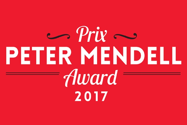 Le lauréat du Prix Peter Mendell 2017 est dévoilé!